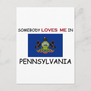 Jemand Lieben mich in PENNSYLVANIA Postkarte