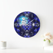 Jemand Lieben Sie emotionale Snowman Sparkle Große Wanduhr (Zuhause)