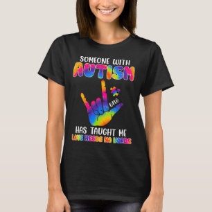 Jemand mit Autismus hat mir ASL Awareness Au T-Shirt