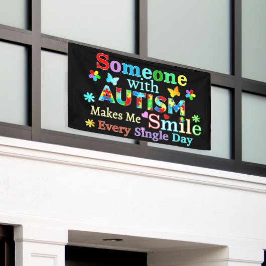 Jemand mit AUTISMUS macht mich lächerlich Banner (Äußeres Gebäude)