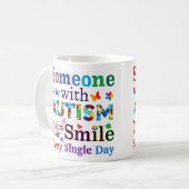 Jemand mit AUTISMUS macht mich lächerlich Kaffeetasse (Vorderseite Links)