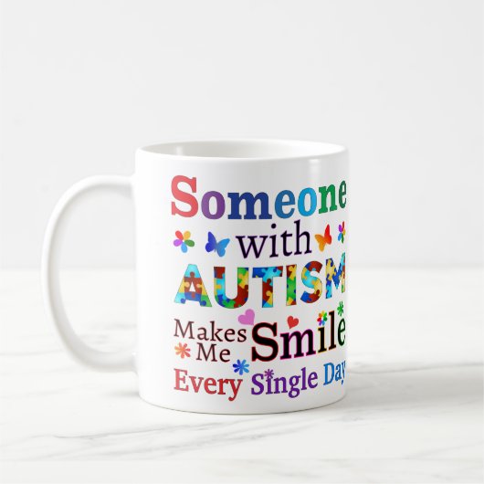 Jemand mit AUTISMUS macht mich lächerlich Kaffeetasse (Links)
