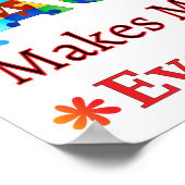 Jemand mit AUTISMUS macht mich lächerlich Poster (Ecke)