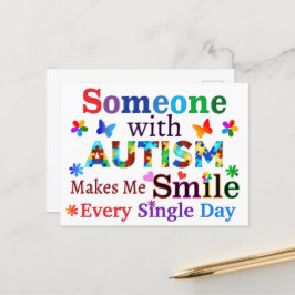 Jemand mit AUTISMUS macht mich lächerlich Postkarte