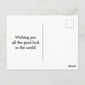 Jemand mit AUTISMUS macht mich lächerlich Postkarte (Rückseite)