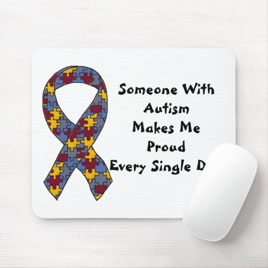 Jemand mit Autismus macht mich stolz jeden Single Mousepad (Mit Mouse)