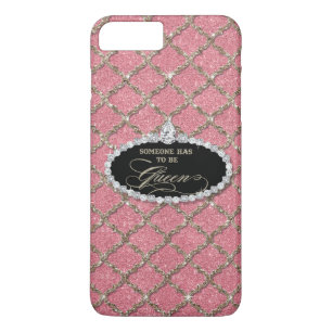 Jemand muss Königin, Quatrefoil Juwel-Glitter sei Case-Mate iPhone Hülle