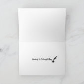 Jemand muss sie schreiben karte (Innenseite)