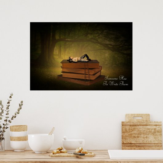 Jemand muss sie schreiben poster (Küche)