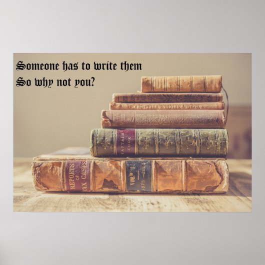 Jemand muss sie schreiben poster (Vorne)