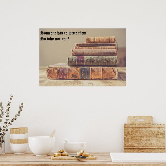 Jemand muss sie schreiben poster (Küche)