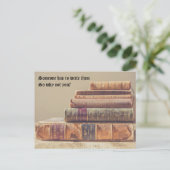 Jemand muss sie schreiben postkarte (Stehend Vorderseite)