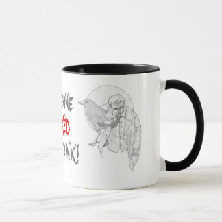 Jemand nagelte mein Getränk fest Tasse