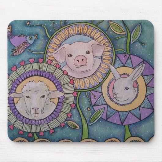 "Jemand nicht etwas" mousepad (Vorne)