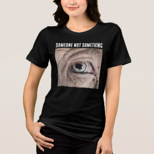 JEMAND NICHT ETWAS SCHWEIN VEGAN T-Shirt Tri-Blend Shirt