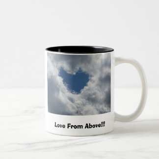 Jemand oben dort Lieben Sie Zweifarbige Tasse