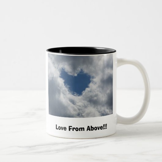 Jemand oben dort Lieben Sie Zweifarbige Tasse (Rechts)