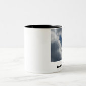 Jemand oben dort Lieben Sie Zweifarbige Tasse (Mittel)