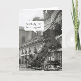 Jemand ruft den technischen Support-Zug Wreck an Karte