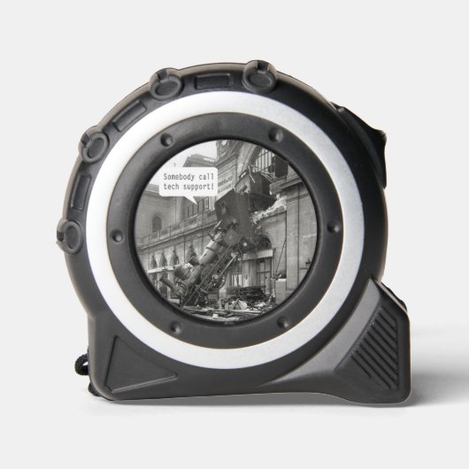 Jemand ruft den technischen Support-Zug Wreck an Maßband (Vorderseite)