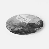 Jemand ruft den technischen Support-Zug Wreck an Pappteller (Schrägansicht)