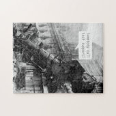 Jemand ruft den technischen Support-Zug Wreck an Puzzle (Horizontal)