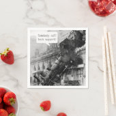 Jemand ruft den technischen Support-Zug Wreck an Serviette (Beispiel)