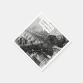 Jemand ruft den technischen Support-Zug Wreck an Serviette (Ecke)