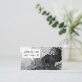 Jemand ruft den technischen Support-Zug Wreck an Visitenkarte (Stehend Vorderseite)