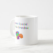 Jemand ruft mich Großmutter-Tasse an Kaffeetasse (Vorderseite Links)