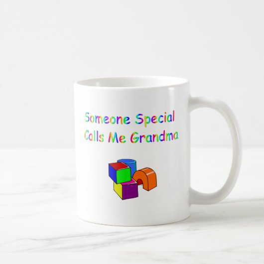 Jemand ruft mich Großmutter-Tasse an Kaffeetasse (Rechts)