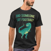 Jemand sagt Footbag Hacky Sack Sacker T-Shirt (Vorderseite)