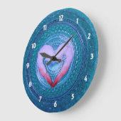 Jemand sagt Shrimp Clock Große Wanduhr (Winkel)