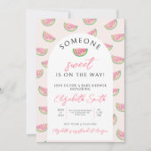 Jemand Sweet ist unterwegs, Baby-Dusche, Einladung (Vorderseite)
