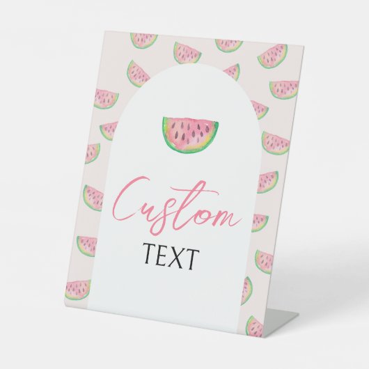 Jemand Sweet ist unterwegs, Baby-Dusche, Sockelschild (Vorderseite)