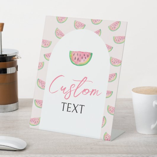 Jemand Sweet ist unterwegs, Baby-Dusche, Sockelschild (In SItu)