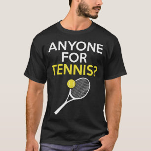 Jemand Tennis Lustiger Jemand T-Shirt