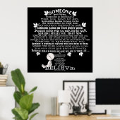 Jemand Tree Poster (Heimbüro)