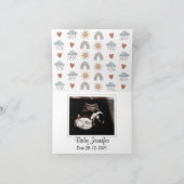 Jemand Will, Hallo Schwangerschaft Ankündigung zu  (Innenseite)