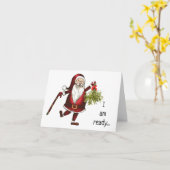 JEMAND WILL, SICH UNTER DEM MISTLETOM ZU TREFFEN KARTE (Gelbe Blume)