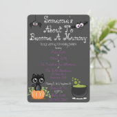 Jemand wird bald Mama sein Einladung (Stehend Vorderseite)