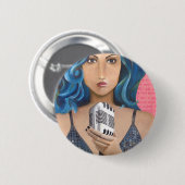 Jemand zur Liebe Button (Vorne & Hinten)