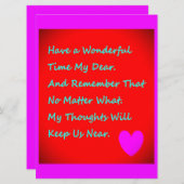 Jemandem, der etwas Besonderes mit Worten zu sagen (Vorne/Hinten)