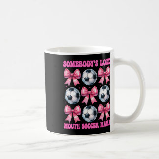 Jemandem laute Fußball-Mama-Tag der Mutter Kaffeetasse