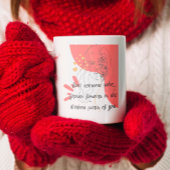 jemanden finden, der Blume in Ihrer Liebe Zitat wa Kaffeetasse