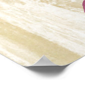 jemanden glücklich machen BLUME Poster (Ecke)