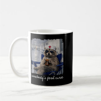 Jemandes Fvibesl Krankenschwester Lustiger Waschbä Kaffeetasse
