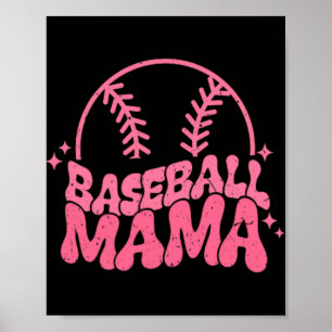 Jemandes lauter Mund Bysebyll Mama Groovy Mutter Poster