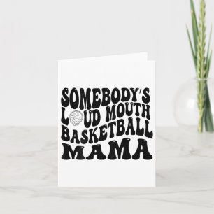 Jemand's Loud Mouth Sketll Mama Retro Wavy Groov Karte