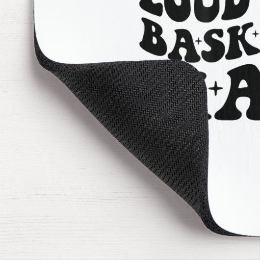 Jemand's Loud Mouth Sketll Mama Retro Wavy Groov Mousepad (Ecke)